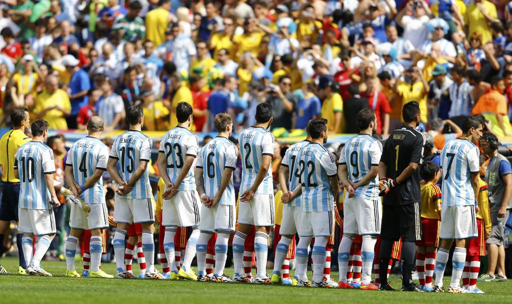 Brasilia, quarto di finale: Argentina-Belgio. Reuters